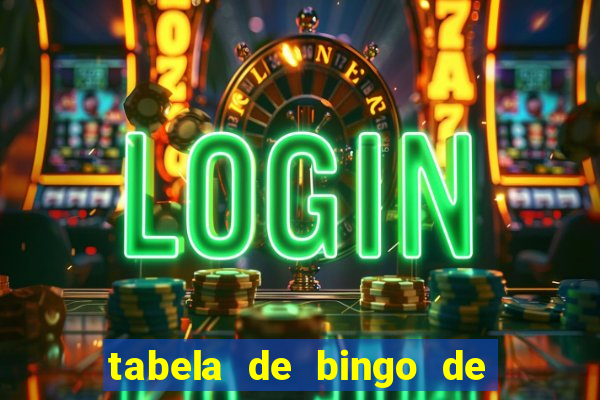 tabela de bingo de 1 a 100